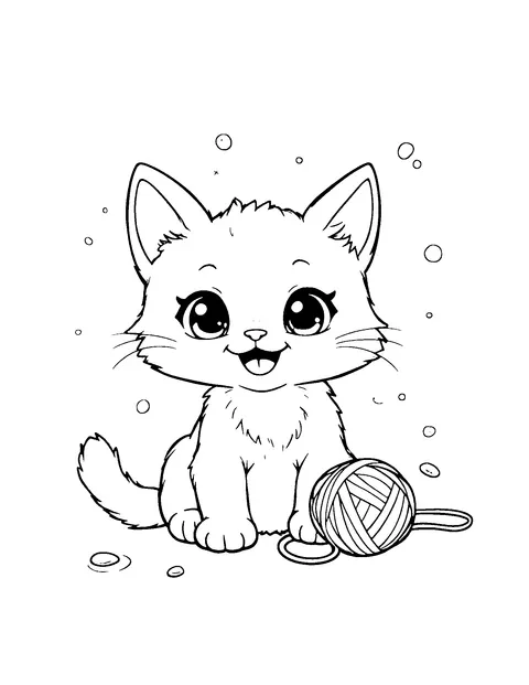 cat coloring page (teen)
