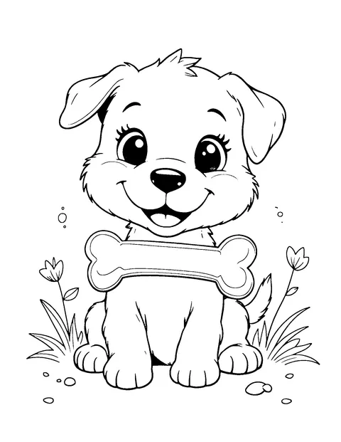 dog coloring page (teen)