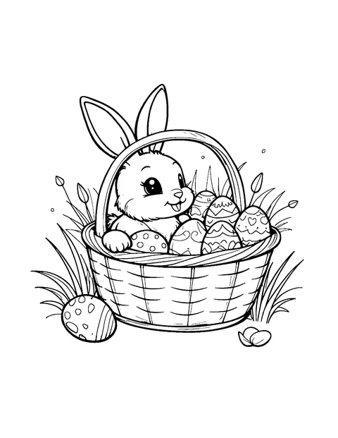 Easter coloring page (teen)