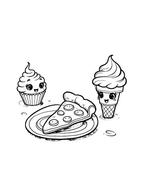 food coloring page (toddler)