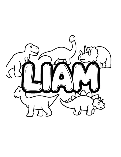 name coloring page (toddler)