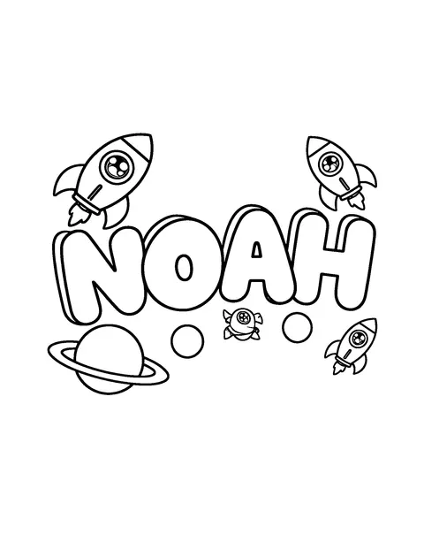 name coloring page (kids)