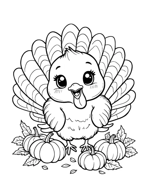 Thanksgiving coloring page (teen)