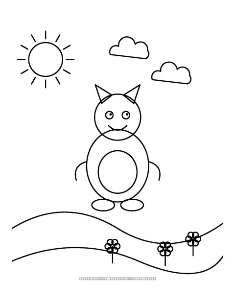 unicorn coloring page (teen)